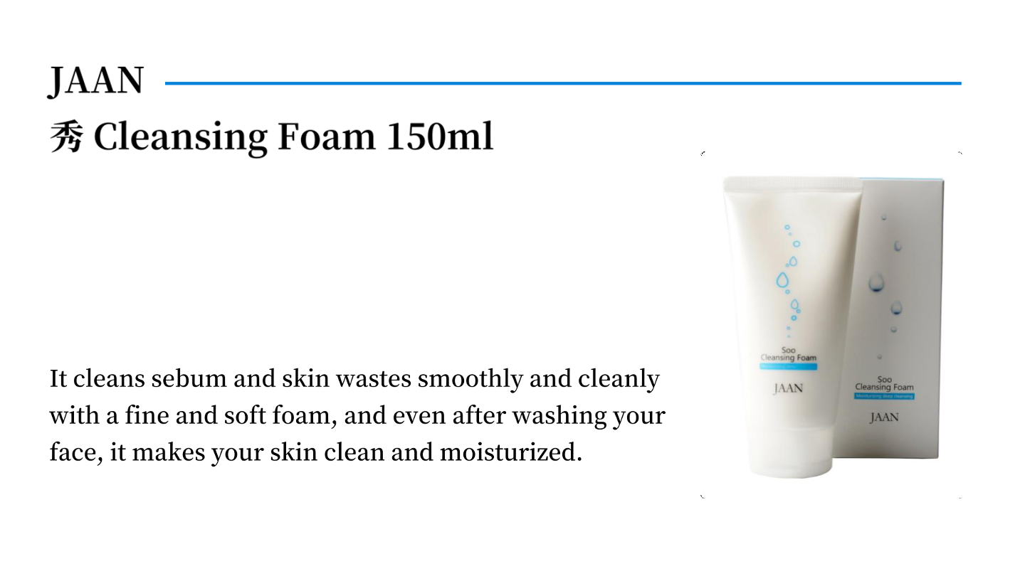 Jaan Soo Cleansing Foam 150ml 상세이미지 1